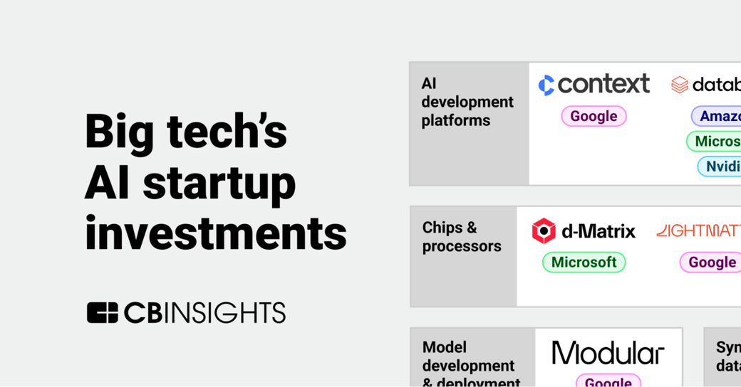 big tech ai startup investments