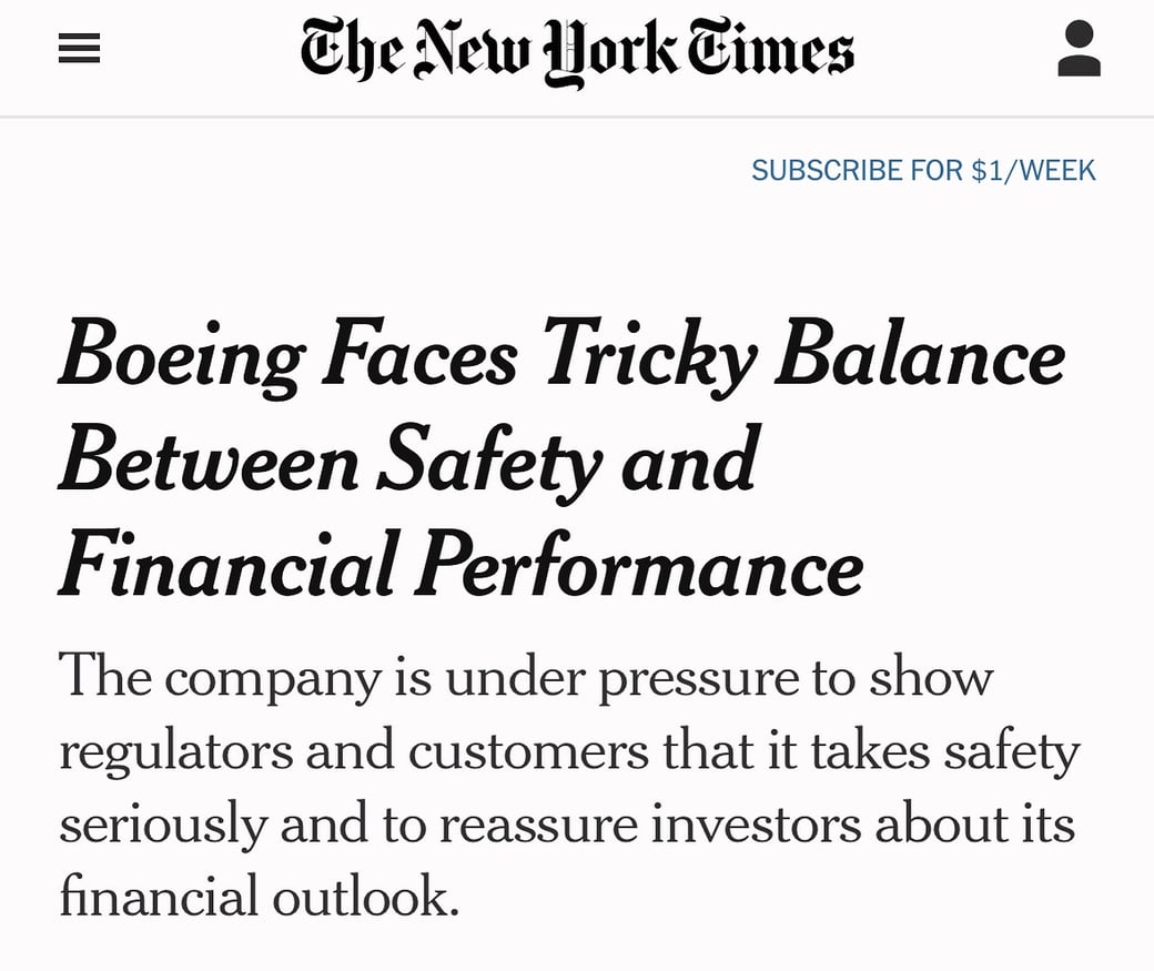 boeing nyt headline