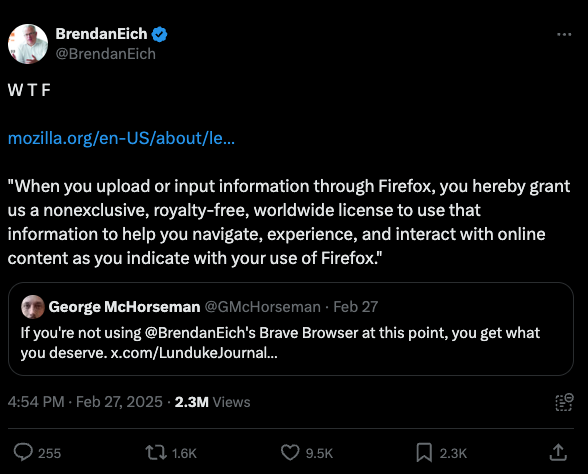 brendan eich post X