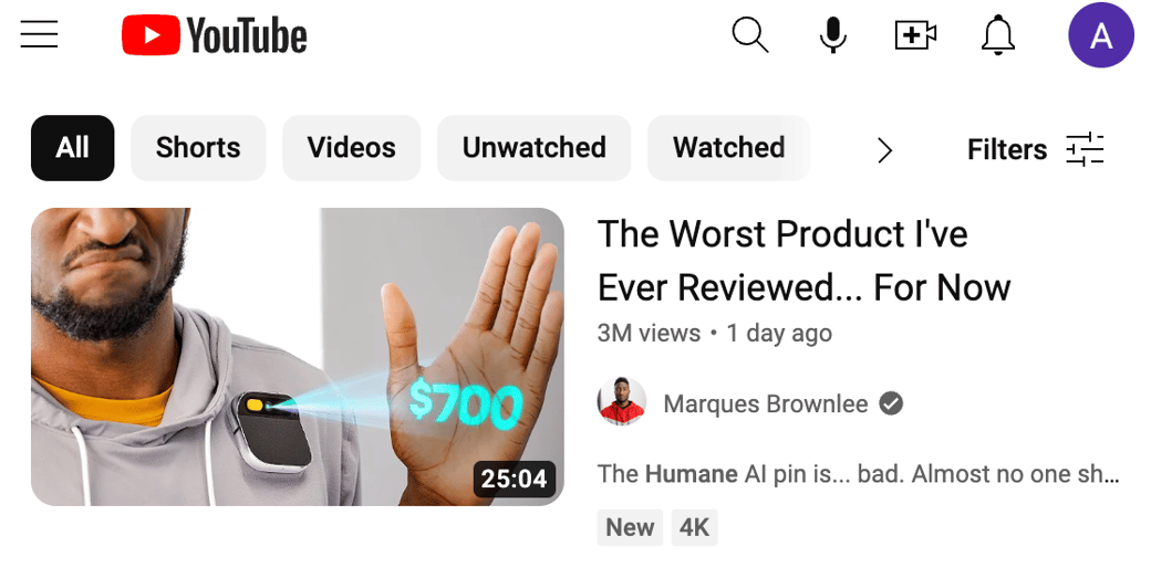 youtube humane review